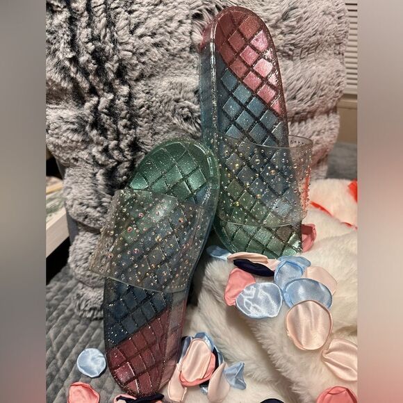 Mudd Claudia Clear Pool Slide Sandals women size:9 - Picture 7 of 17